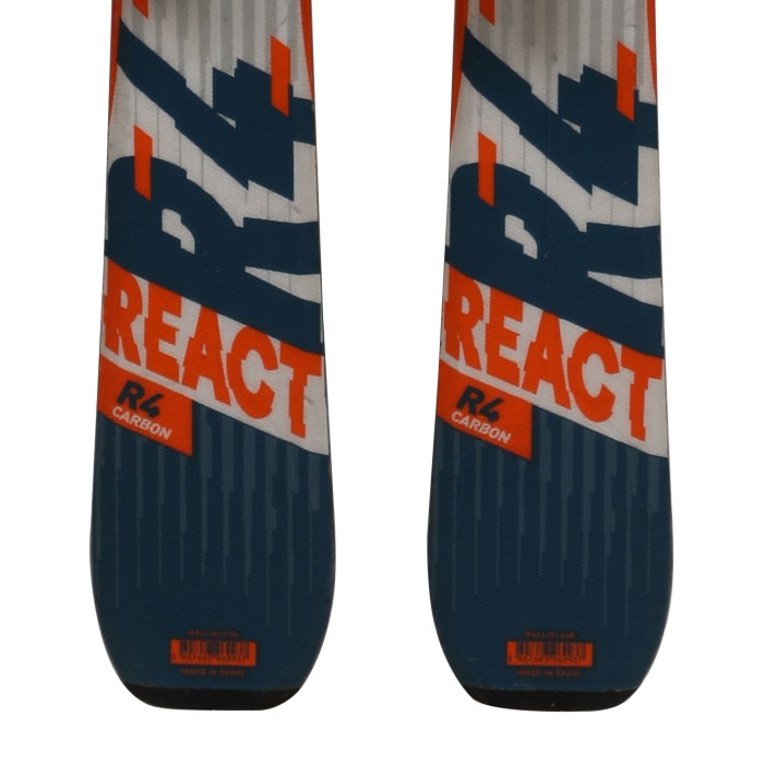 Ski occasion Rossignol React 4 CA + fixations Qualité A