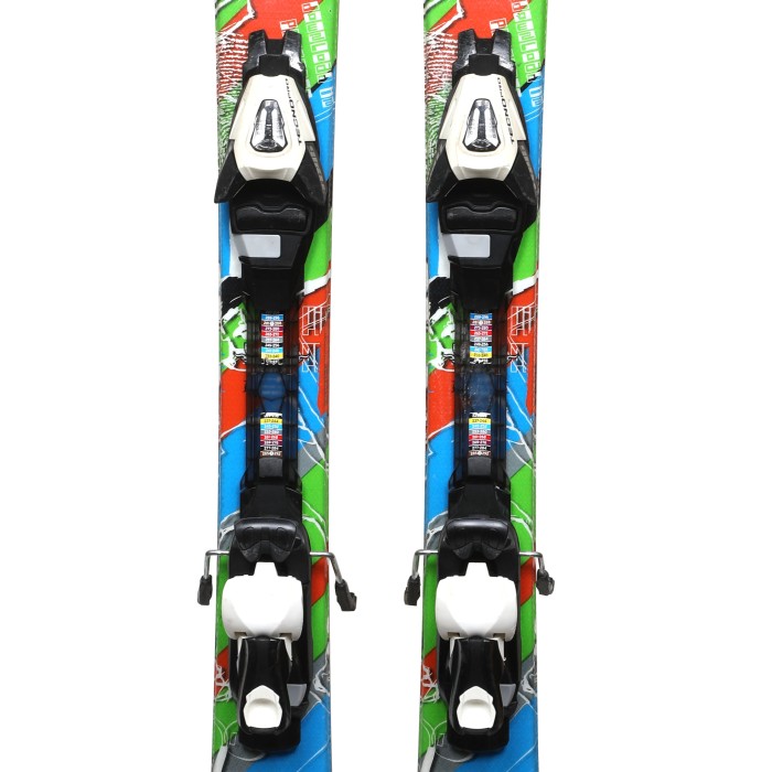 Ski occasion junior Tecnopro Firefly Rocket + fixations Qualité A
