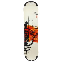 Snowboard occasion junior Rossignol R Jr + fixations coque Qualité B