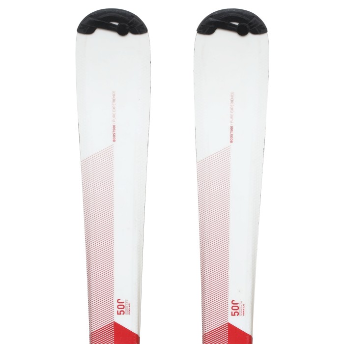 Ski occasion junior Wedze Boost 500 + fixations Qualité A