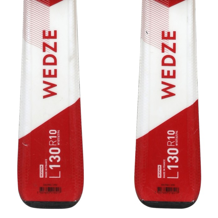 Ski occasion junior Wedze Boost 500 + fixations Qualité A