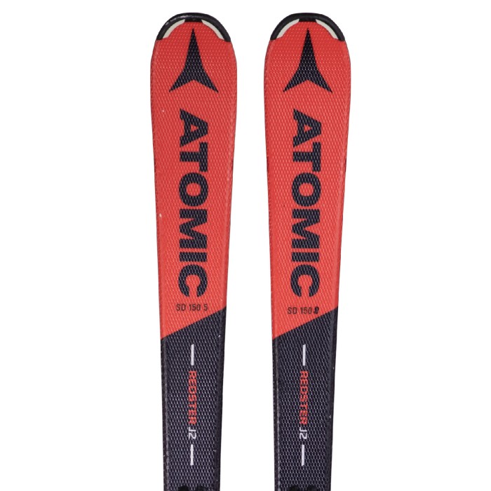 Ski occasion junior Atomic Redster J2 + fixations - Qualité B