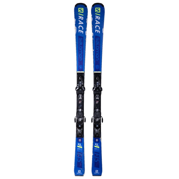Ski occasion junior Salomon S Race SL FIS + fixations - Qualité C