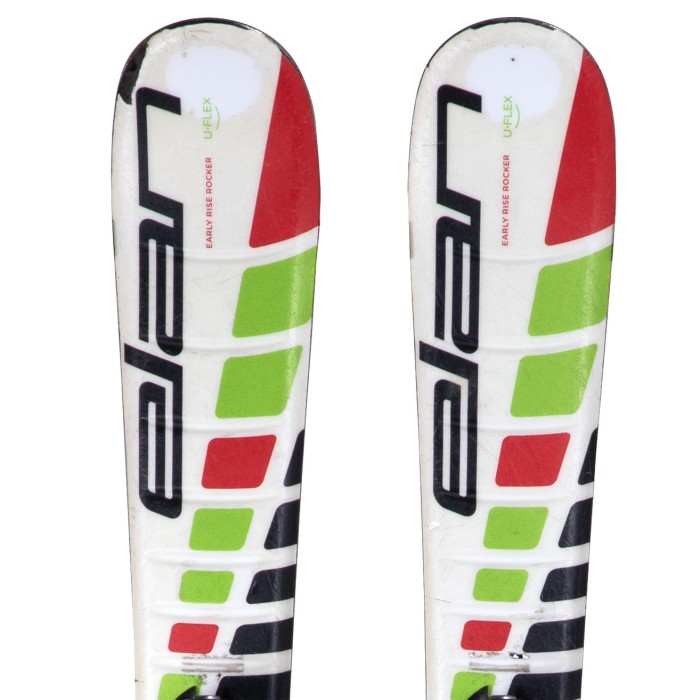 Ski occasion junior Elan Jett + fixations - Qualité B