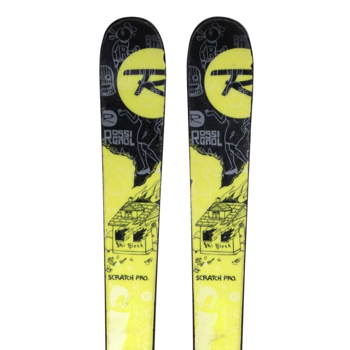 Ski Rossignol Scratch Pro + Bindung - Qualität B