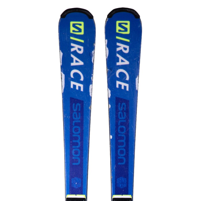 Ski occasion junior Salomon S Race SL FIS + fixations - Qualité C