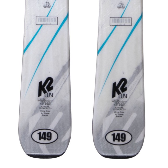 Ski K2 Luv RX + bindings - Quality B