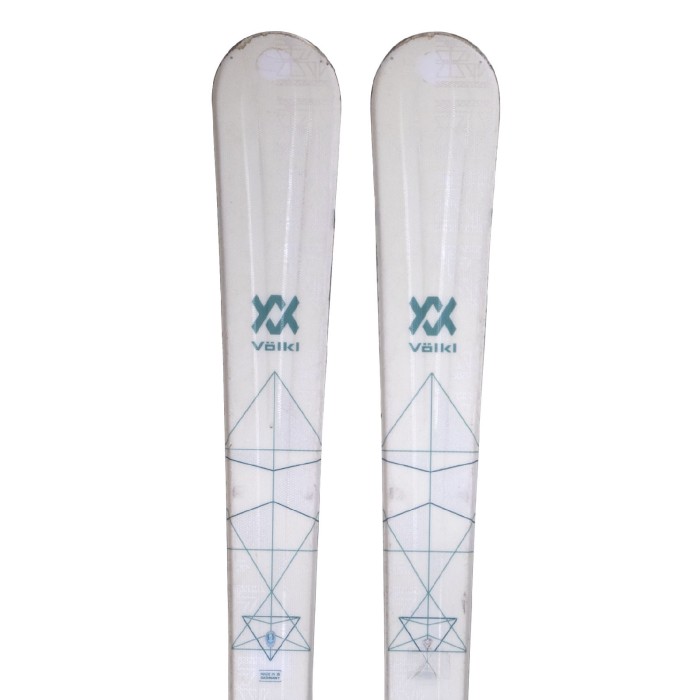 Esquís usados Volkl Flair Alessia + fijaciones - Calidad A