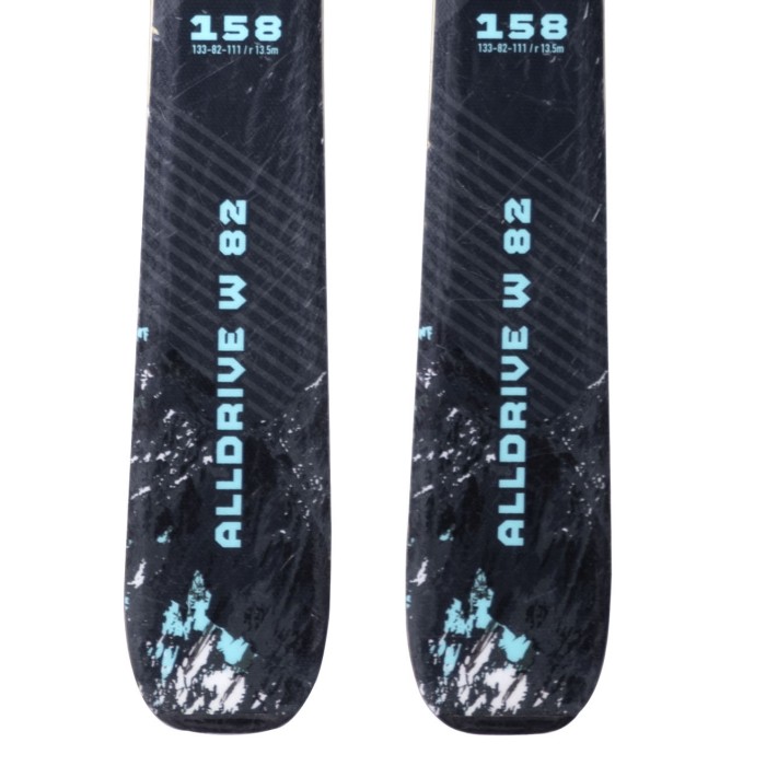 Ski occasion Nordica Alldrive 82 W + fixations - Qualité A