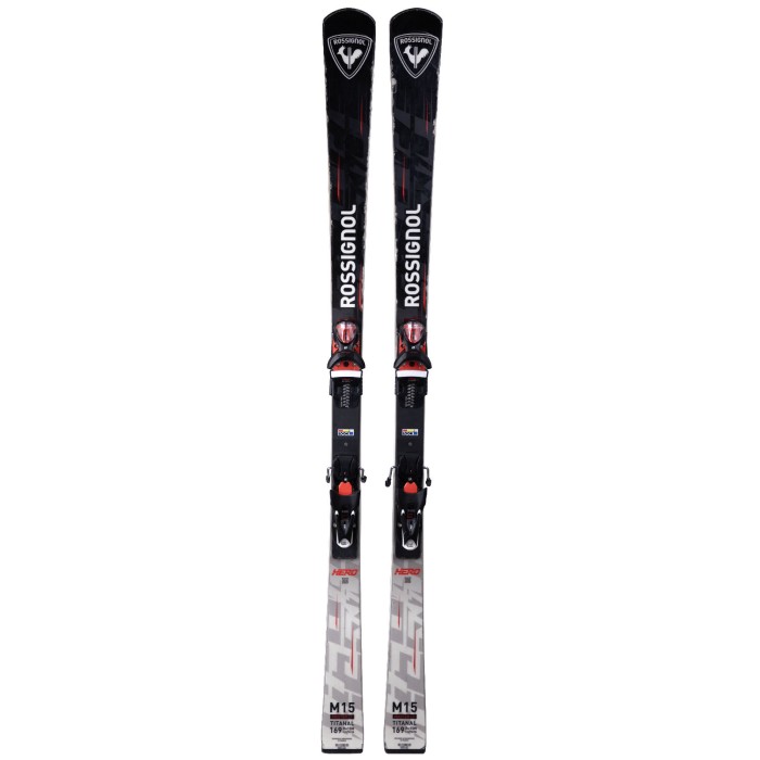 Ski occasion Rossignol Hero Master LT Ti + fixations - Qualité C