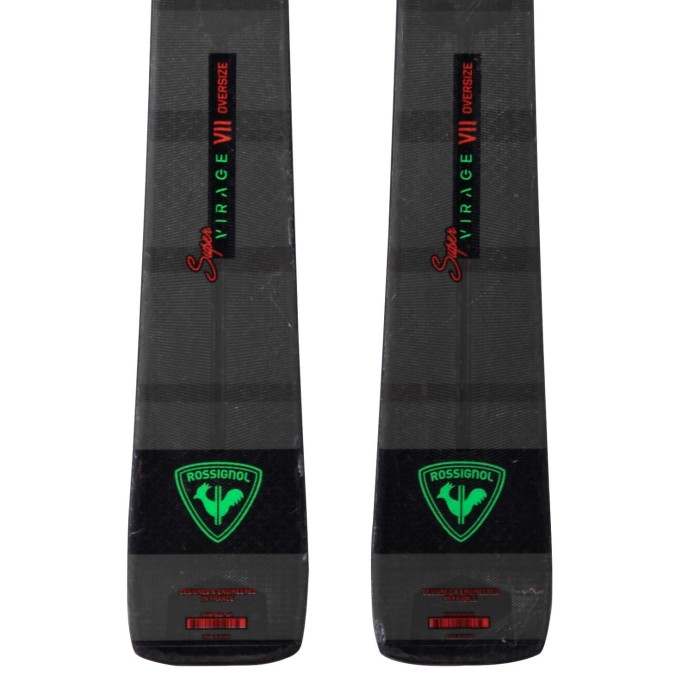 Ski occasion Rossignol Super Virage VII + fixations - Qualité B