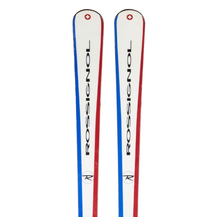 Ski occasion Rossignol Equipe Suisse + fixations - Qualité A