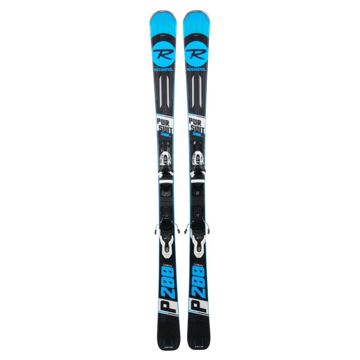 Ski occasion Rossignol Pursuit 200 Carbon + fixations - Qualité A