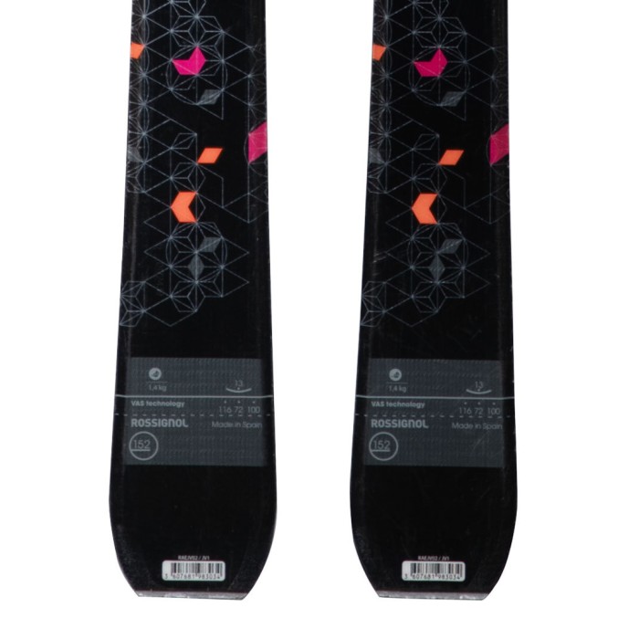 Ski occasion Rossignol Attraxion + fixations - Qualité A