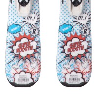 Ski occasion junior Rossignol Super Roostie + fixations - Qualité B