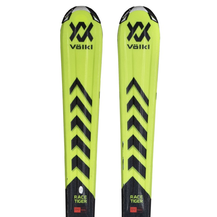 Ski occasion junior Volkl Racetiger JR + fixations - Qualité B