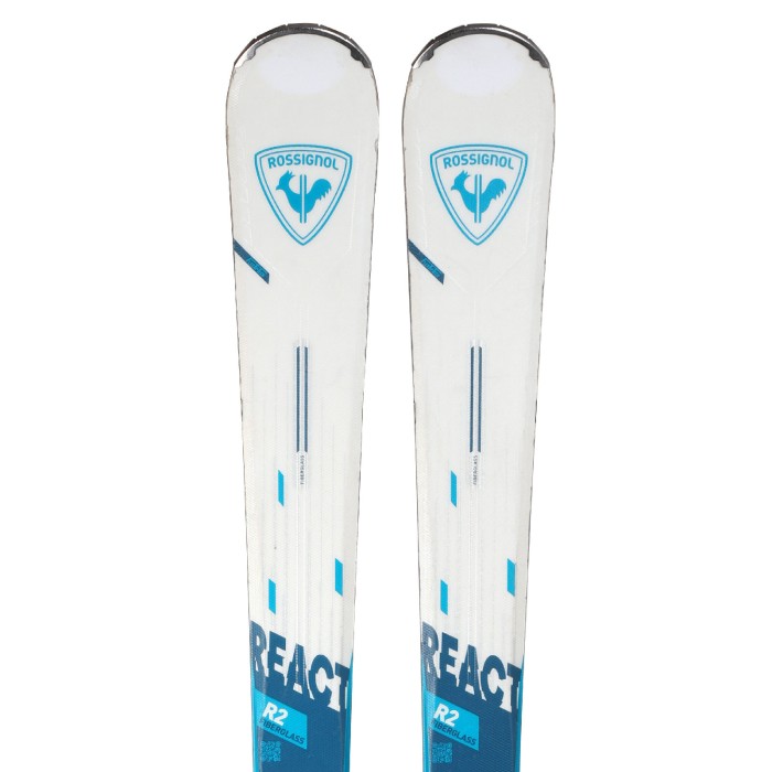 Esquí Rossignol React 2 + fijaciones - Calidad A