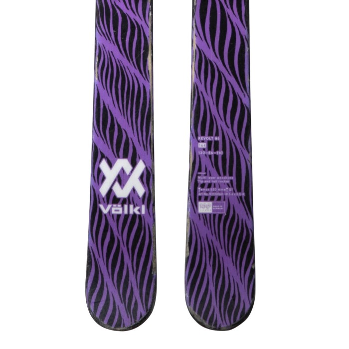 Ski occasion Volkl Revolt 86 + fixations - Qualité C
