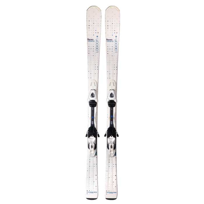 Ski occasion Salomon Origins Lagoon + fixations - Qualité A