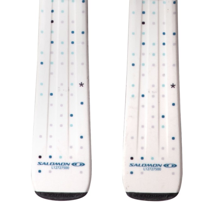 Ski occasion Salomon Origins Lagoon + fixations - Qualité A