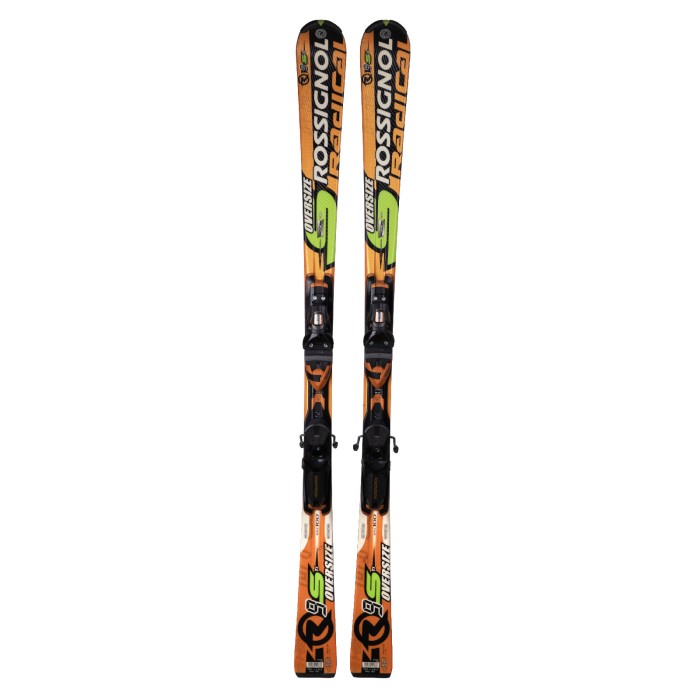 Ski occasion Rossignol Radical 9S Ti + fixations - Qualité A