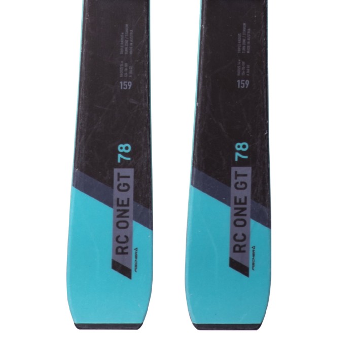 Ski occasion Fischer RC One GT 78 + fixations - Qualité A