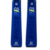 Ski occasion Salomon S Race GS Shot + fixations - Qualité C