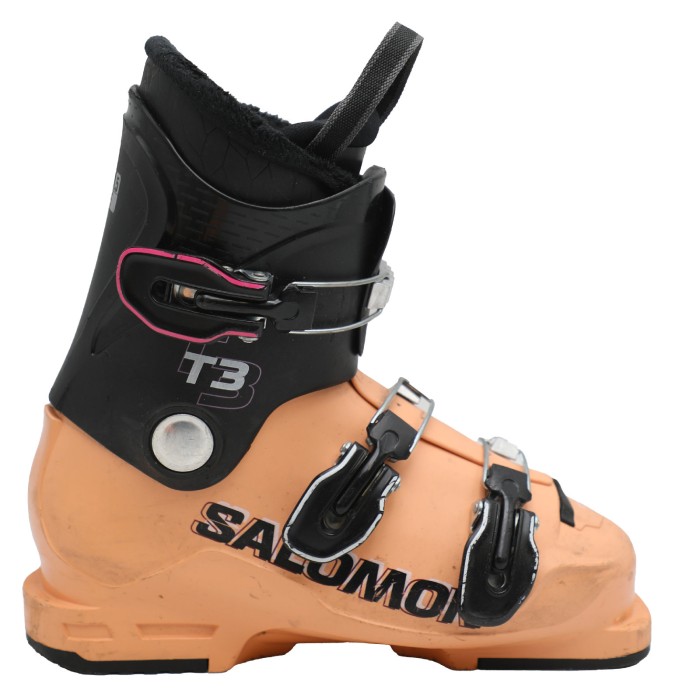 Chaussure de ski occasion junior Salomon T3_3 crochets