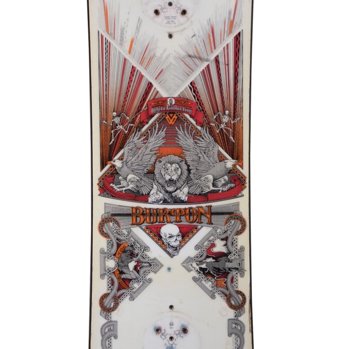 Snowboard Burton White Collection + bindings - Quality B