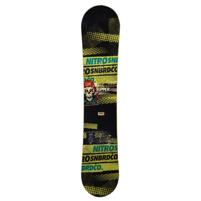 Snowboard occasion junior Nitro Ripper + fixations coque - Qualité A