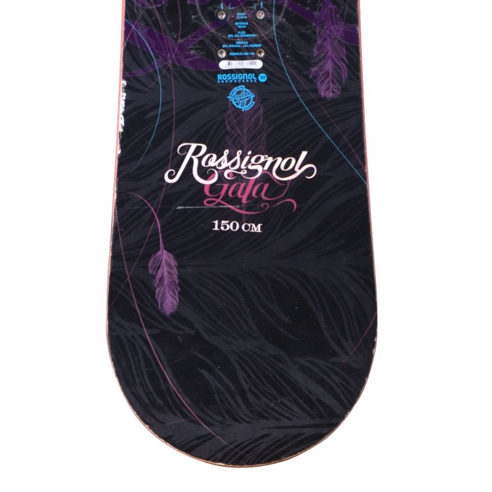 Snowboard occasion Rossignol Gala Amptek + fixations coque - Qualité B