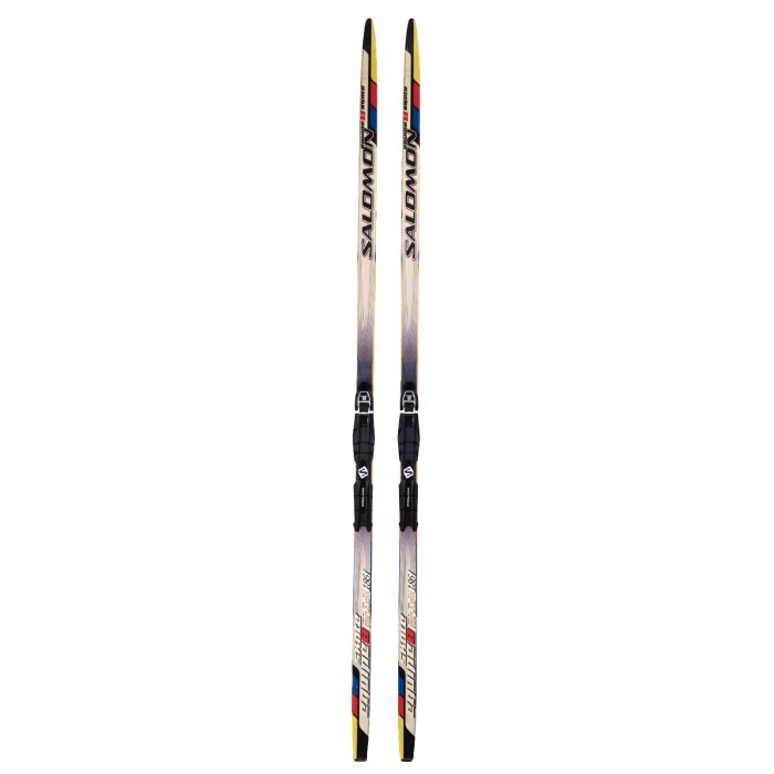 Ski de fond skating occasion Salomon Equipe 8 Skate + fixation Prolink - Qualité A