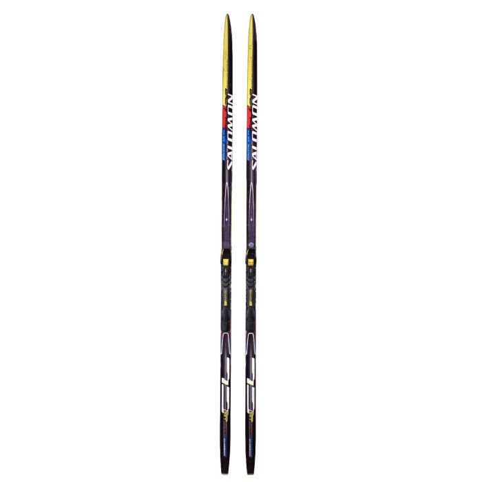 Klassik Langlaufski mit wachszone Salomon Equipe 10 CL + bindung SNS Profil - Qualität A