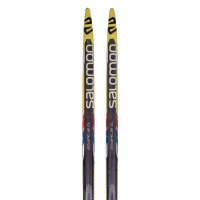Ski de fond Classique à farter junior occasion Salomon Equipe Jr CL + fixation Prolink - Qualité A