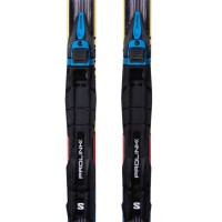 Waxable classic cross country ski Salomon Equipe Jr CL + bindings Prolink - Quality A