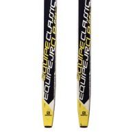 Klassik Langlaufski mit wachszone Salomon Equipe JR Classic + bindung Prolink - Qualität A