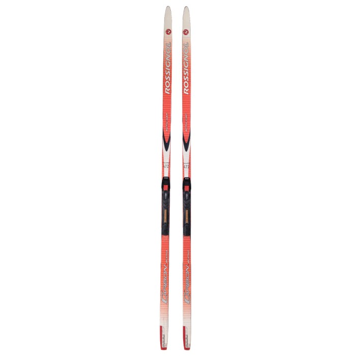 Ski de fond skating occasion Rossignol Carbon + fixation SNS Profil - Qualité A