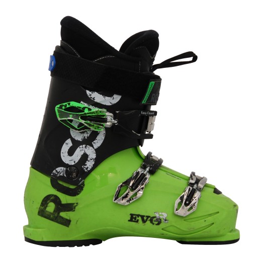 Chaussure de ski occasion Rossignol Evo R noir/vert qualité A