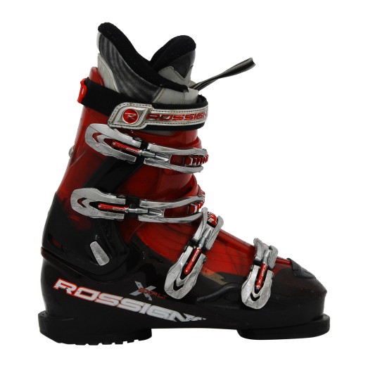 Gli scarponi da sci usati per adulti Rossignol esaltano il rosso/nero