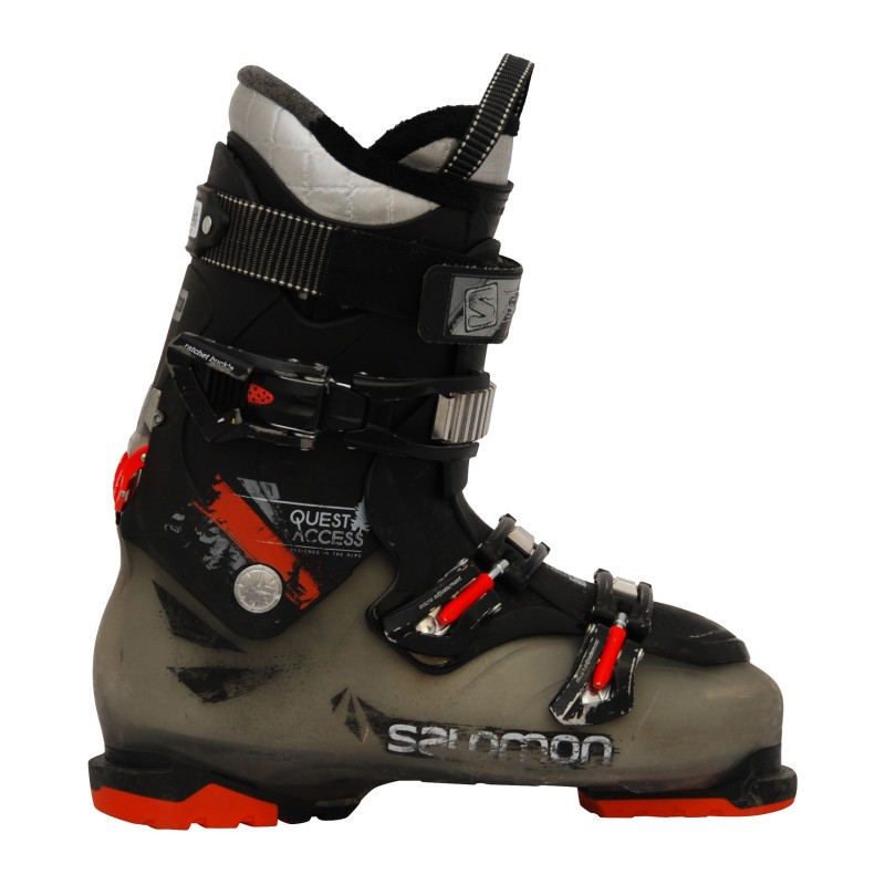 Chaussures de ski occasion Salomon Quest acces 8 noir/translucide 