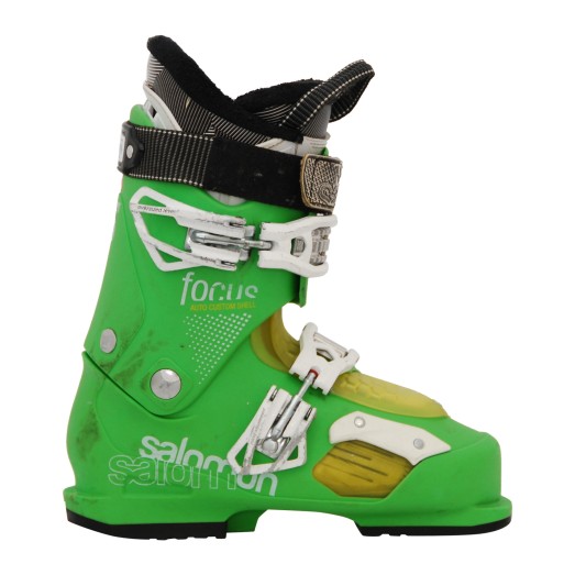 Used ski boot Salomon focus green