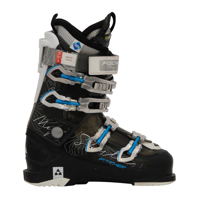 Chaussure de ski occasion femme Fischer my style 8 noir/bleu