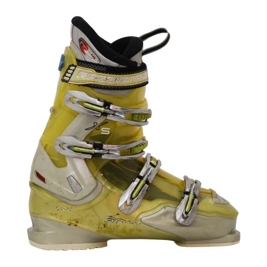 Adult used ski boots Rossignol exalts XS yellow/grey