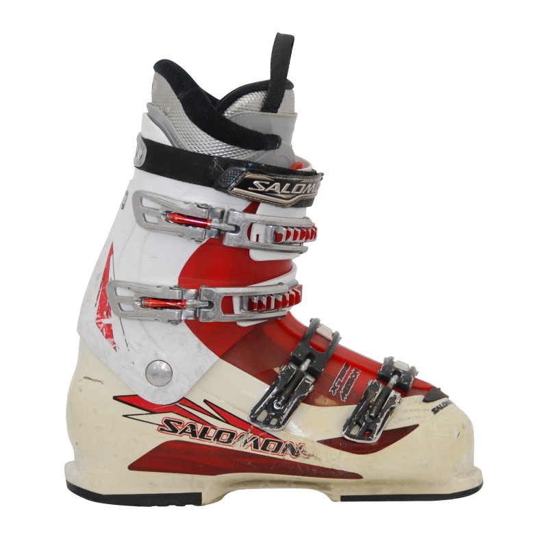Used ski boot Salomon mission white/red