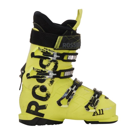 Chaussure de ski occasion junior Rossignol All track jaune qualité A