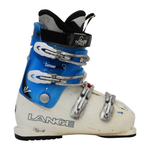 Chaussure de ski occasion Lange Venus +R beige/bleu