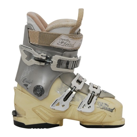  Headcyle 3 8 Beige / Gray used Ski Shoe