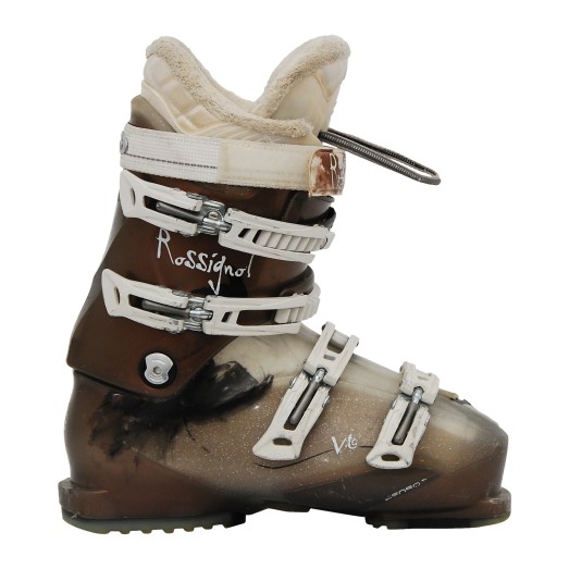  Ocasión Rossignol vita bota de esquí marrón