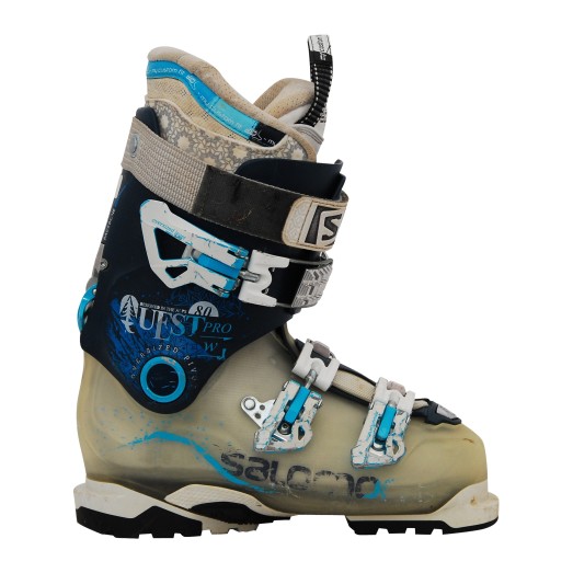  Salomon Quest Access Skischuh 80 Khaki / Weiß Schwarz / Weiß