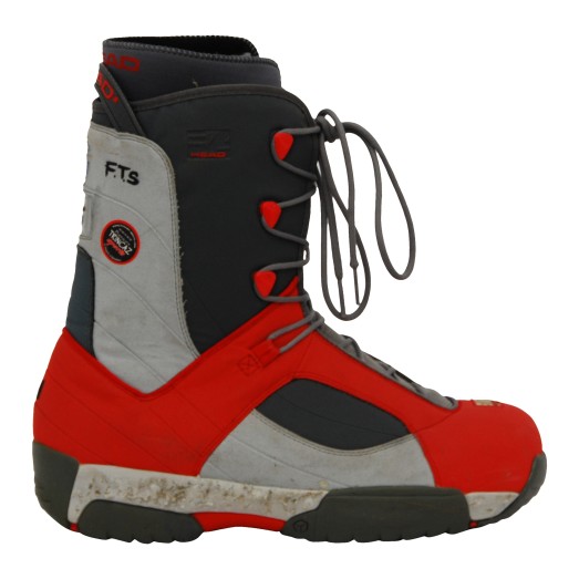 Boots de snowboard occasion Head EA gris/rouge Qualité B